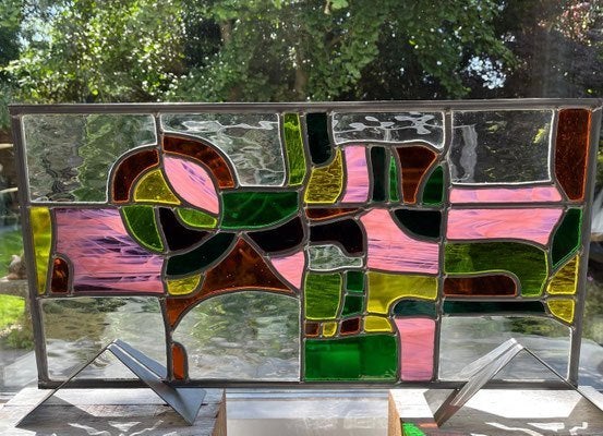 voorzetraam glas in lood raamhanger raam, Meerkleurig, Overige stijlen, Nieuw, Ophalen of Verzenden
