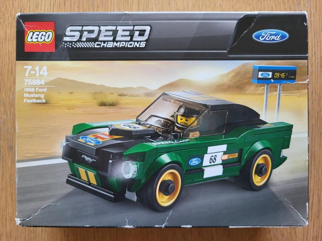 Lego Speed Champions set 75884 Ford Mustang Fastback Nieuw, Lego, Nieuw, Complete set, Ongeopend/sealed