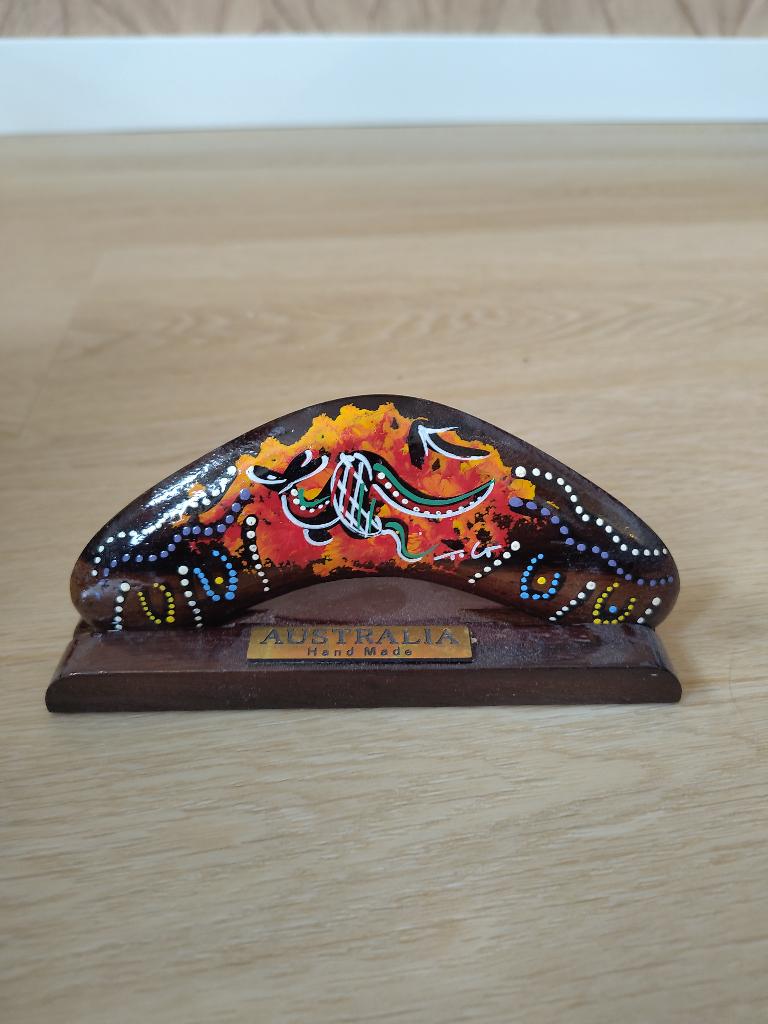 Decoratieve boemerang – handgemaakt Australië, Antiek en Kunst, Kunst | Niet-Westerse kunst, Ophalen