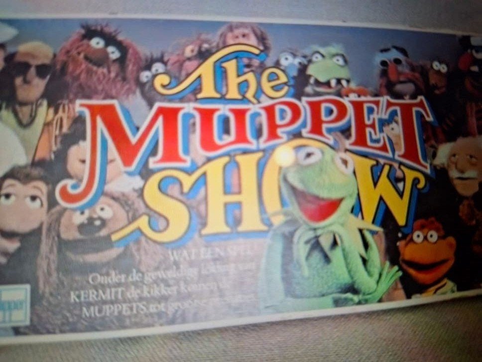 The Muppet Show Bordspel 1977 - Compleet met Muppets, Ophalen of Verzenden, Gebruikt, Clipper