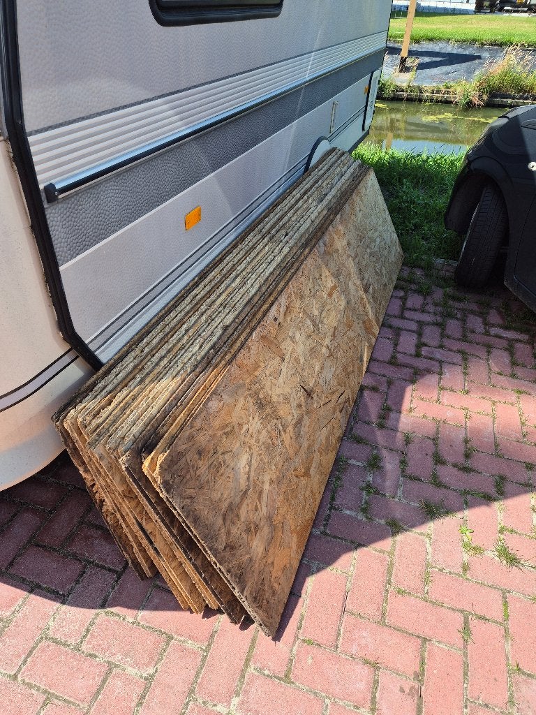 Osb plaat, Ophalen, Hout