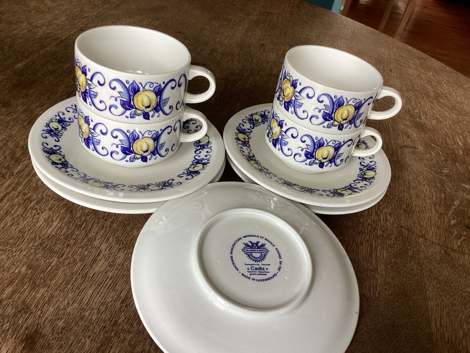 Villeroy & Boch Cadiz kop en schotels (als nieuw), Huis en Inrichting, Keuken | Servies, Ophalen of Verzenden, Zo goed als nieuw