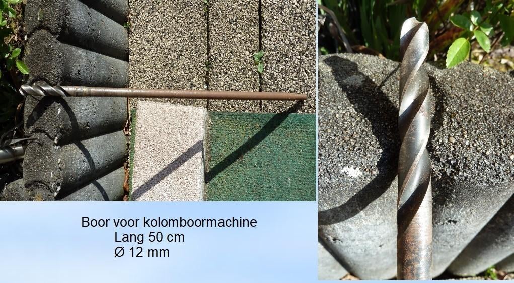 Boor voor kolomboormachine, Ophalen of Verzenden, Gebruikt