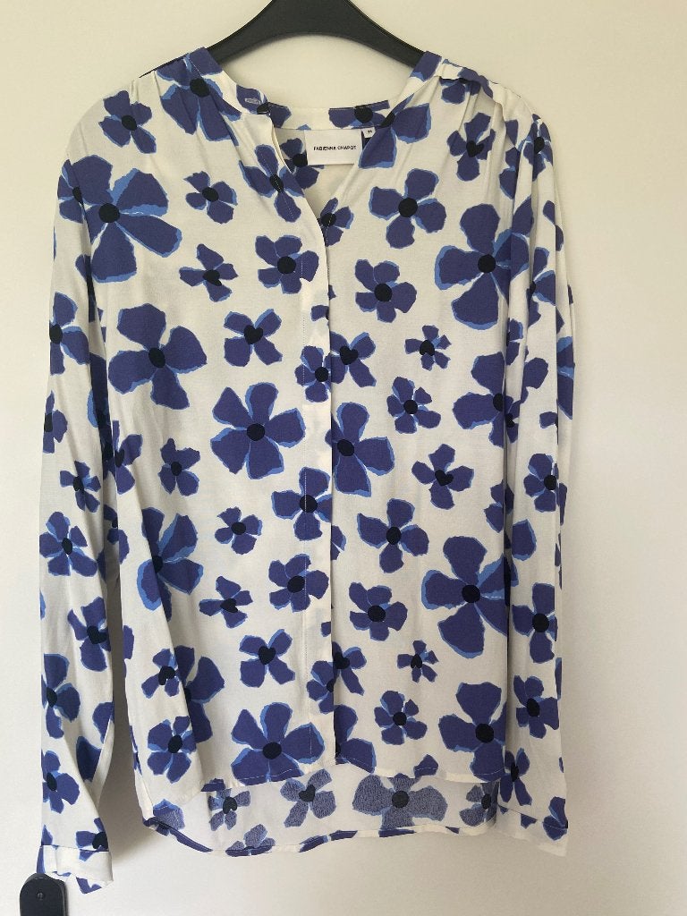 Blouse Fabienne Chapot, Kleding | Dames, Blouses en Tunieken, Blauw, Ophalen of Verzenden, Zo goed als nieuw, Fabienne Chapot