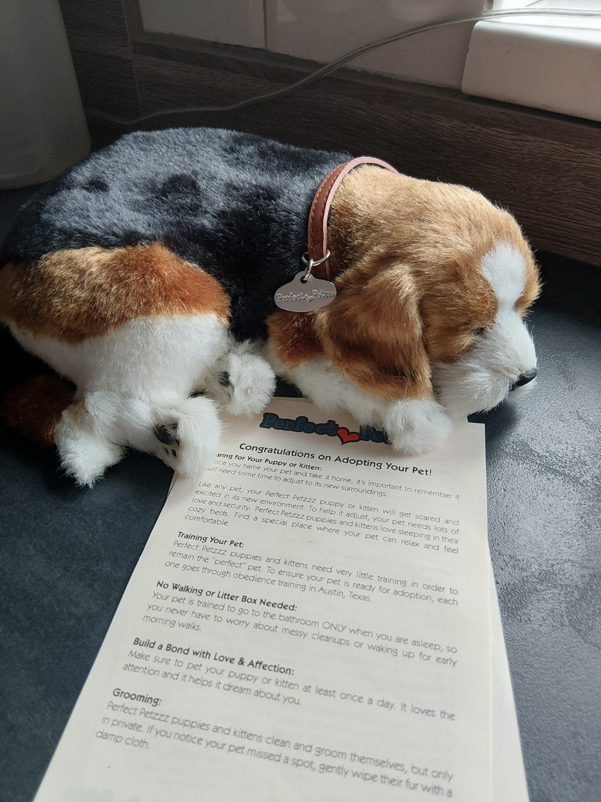 Schattige Beagle knuffel met halsband, Ophalen, Overige merken, Met geluid, Overige karakters