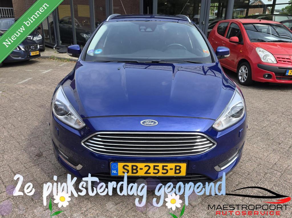 Ford Focus Wagon 1.0 Titanium, Auto's, Ford, 125 pk, Gebruikt, Euro 6, Automatische klimaatregeling