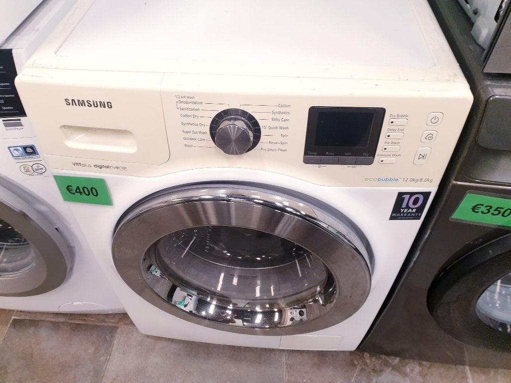 wasdroog-combi ️Samsung 12kg 8kg INC GARANTIE, Witgoed en Apparatuur, Ophalen, 1200 tot 1600 toeren, 8 tot 10 kg, Zo goed als nieuw