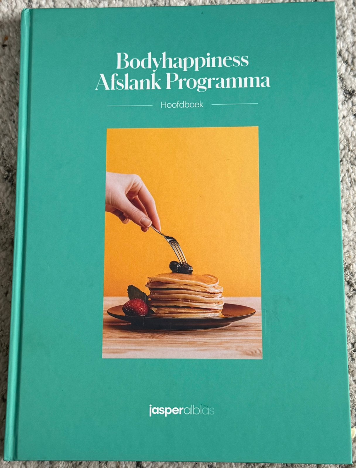 Bodyhappiness Afslank programma hoofdboek Jasper Alblas zgan, Ophalen of Verzenden, Zo goed als nieuw