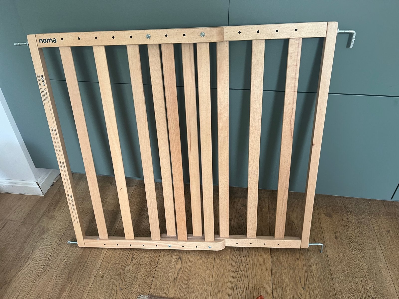 Noma Houten Veiligheidshekje, Ophalen, Gebruikt, Schroefhekje, Hout