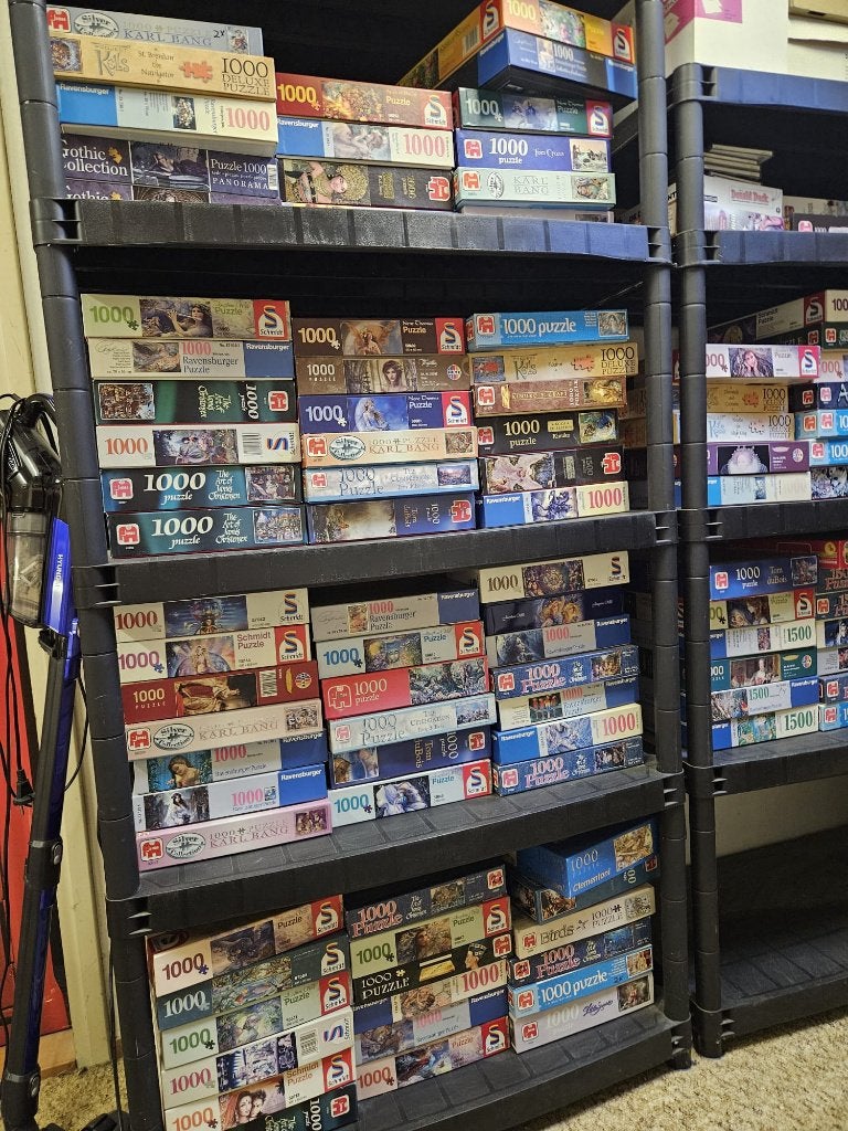 100+ legpuzzels, Schmidt, Ravensburg, Jumbo etc., Ophalen of Verzenden, 500 t/m 1500 stukjes, Zo goed als nieuw, Legpuzzel