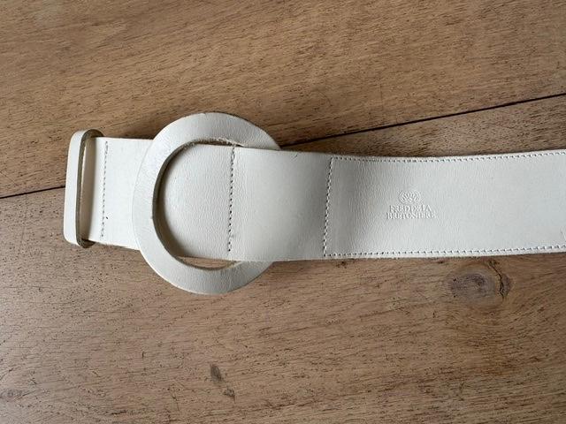 z.g.a.n. brede witte taille riem van Fred de la Bretoniére, Kleding | Dames, Riemen en Ceinturen, 5 cm of meer, Wit, Tailleriem