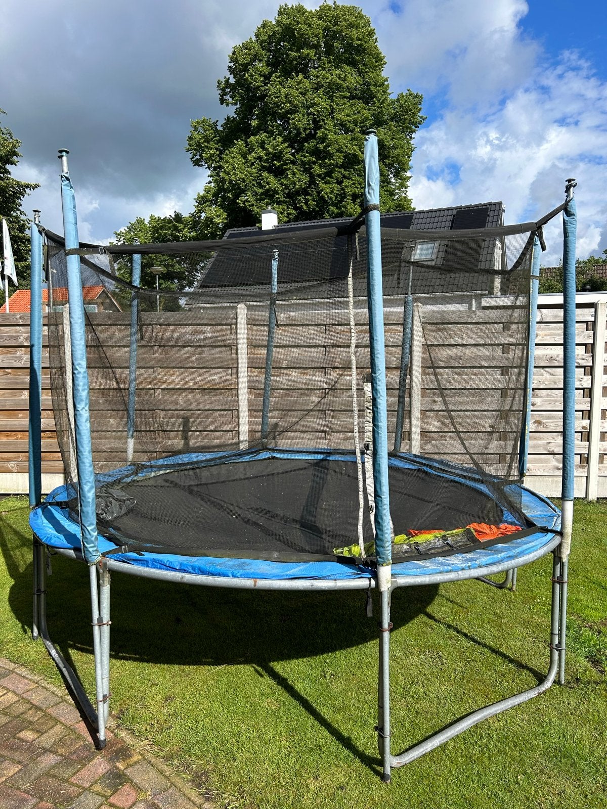 Trampoline met veiligheidsnet - Gratis af te halen, Ophalen, Gebruikt