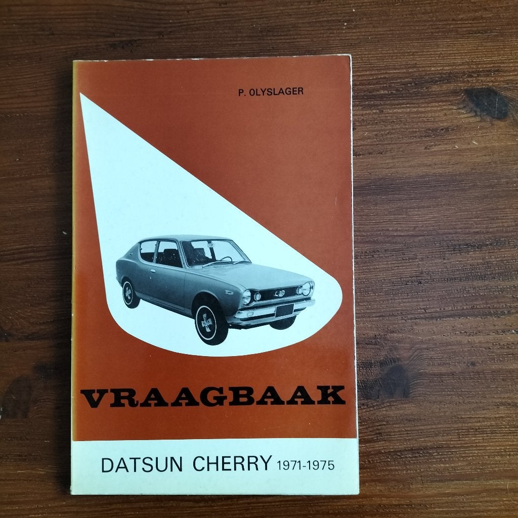 Vraagbaak Datsun Cherry, Ophalen of Verzenden