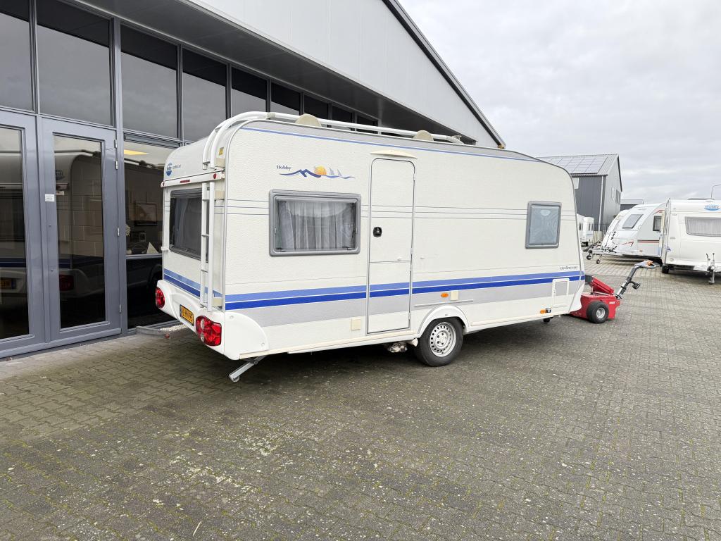 Hobby Excellent Easy 460 UFE Fransbed + Rondzit WC + Tent, Standaardzit, Hobby, Bedrijf, Schokbreker