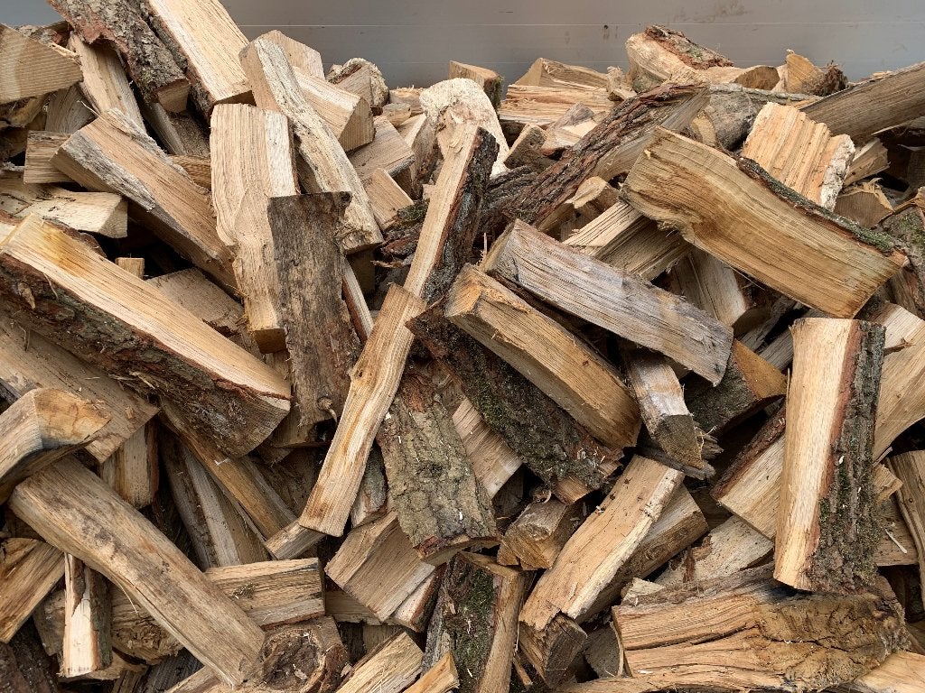 Haardhout Brandhout Kachelhout Eiken €125,- Alphen e.o., 6 m³ of meer, Ophalen of Verzenden, Eikenhout, Blokken