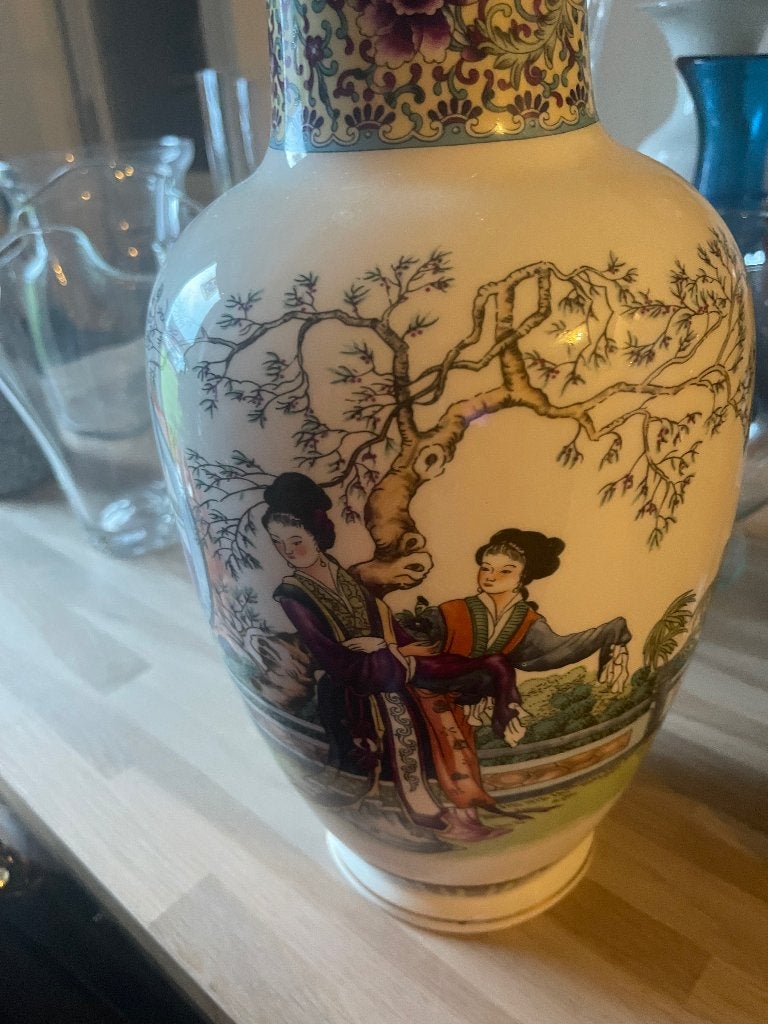 Chinese vaas, Ophalen