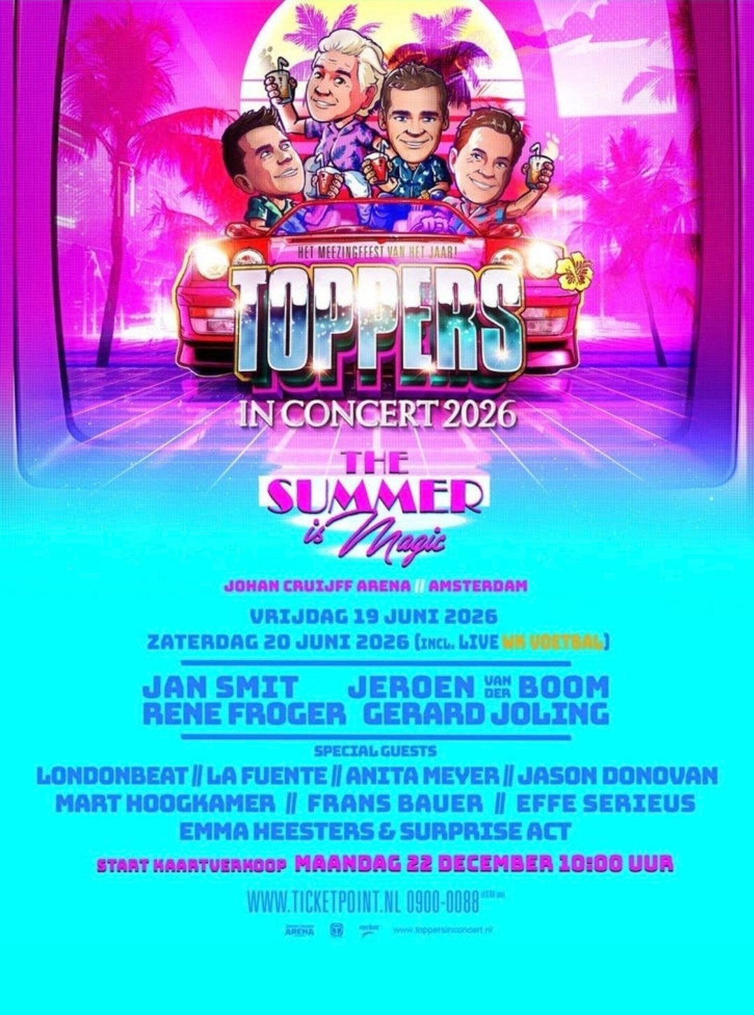 Toppers 2026, Tickets en Kaartjes, Twee personen, Mei