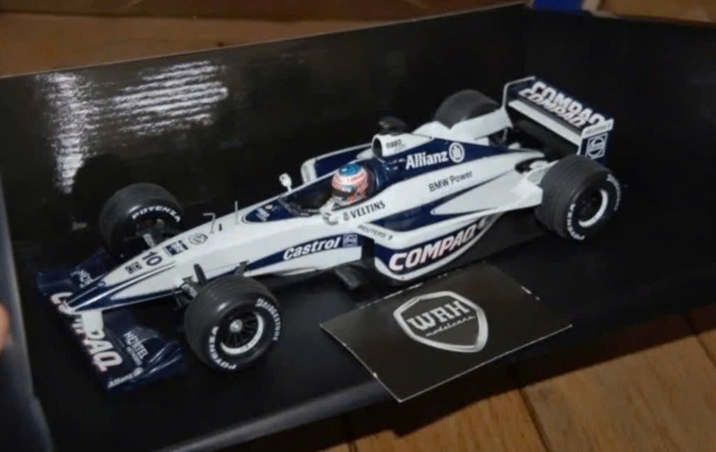 1:18 WILLIAMS FW22 F1 JENSON BUTTON Minichamps in doos WRH, Verzenden, Zo goed als nieuw, Auto, MiniChamps