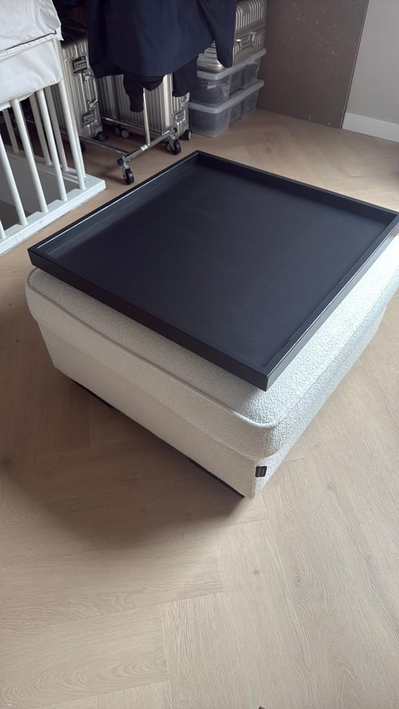 Hocker + dienblad, Ophalen, Gebruikt