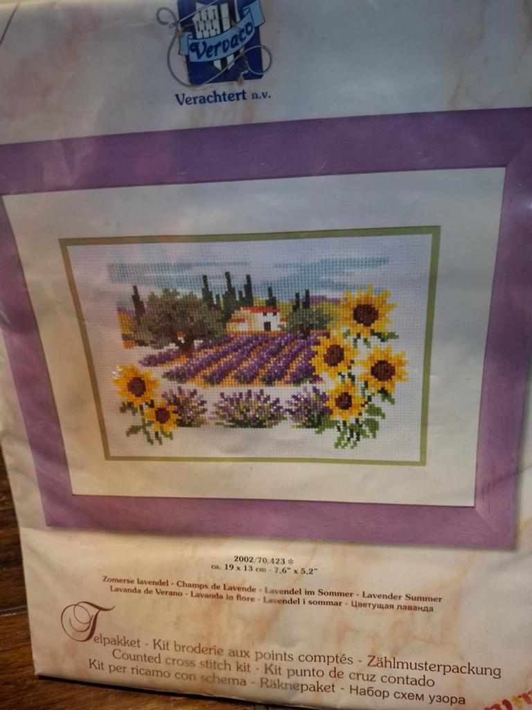 Zomerse lavendel, Ophalen of Verzenden, Nieuw, Borduurpakket