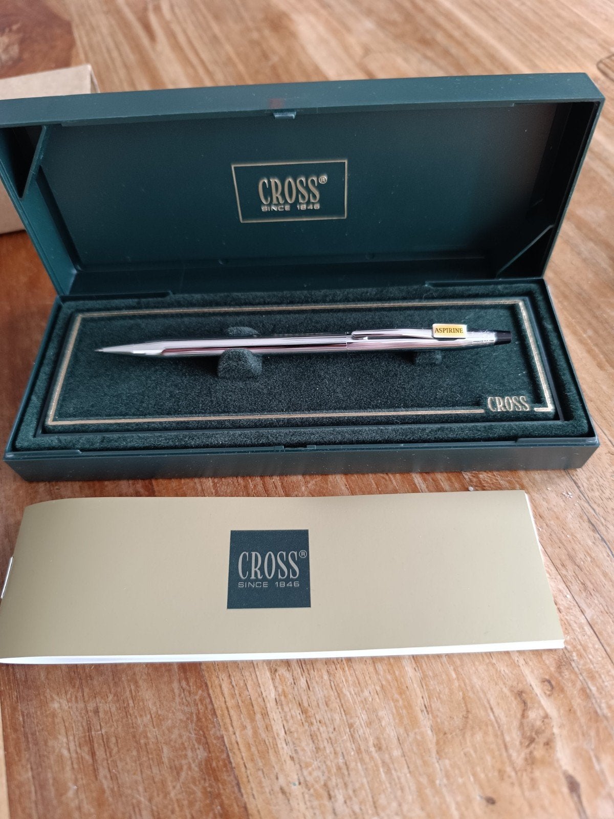 Cross Aspire Vulpotlood - Zo goed als nieuw, Ophalen of Verzenden, Vulpotlood, Cross, Met doosje