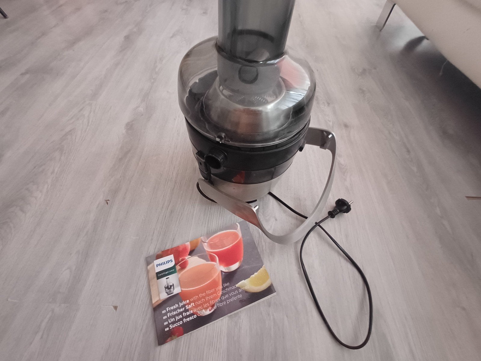 Philips Sapcentrifuge - Zo goed als nieuw, Ophalen of Verzenden, Zo goed als nieuw, Elektrisch, Sapcentrifuge