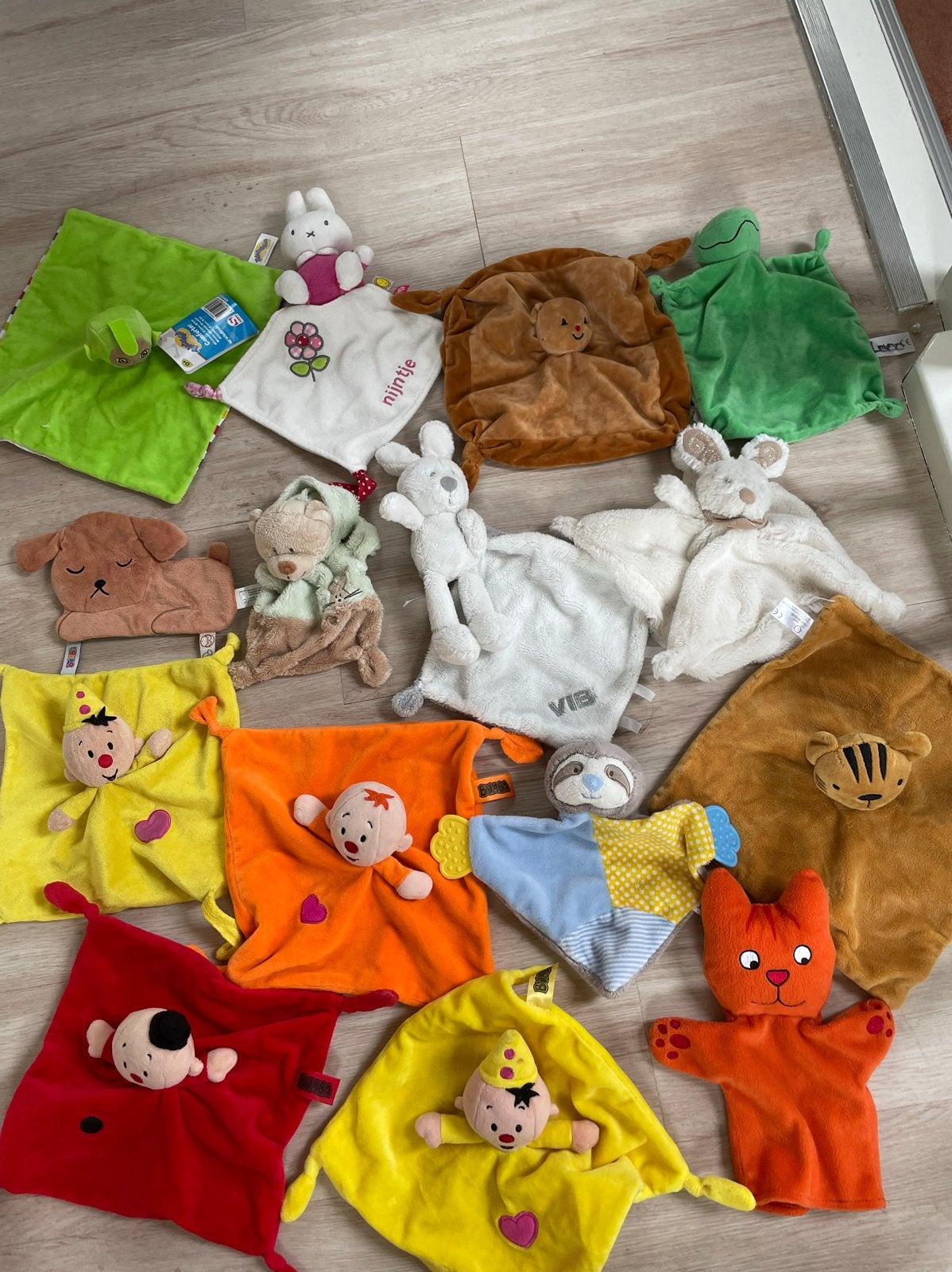 Grote collectie knuffeldoekjes, diverse merken en karakters, Nijntje, Ophalen of Verzenden, Middelgroot (20 tot 80 cm), Wasbaar