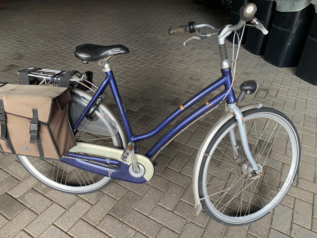 Damesfiets Gazelle 20 jaar oud, Fietsen en Brommers, Fietsen | Dames | Damesfietsen, Ophalen, Gebruikt, Versnellingen, 56 cm of meer