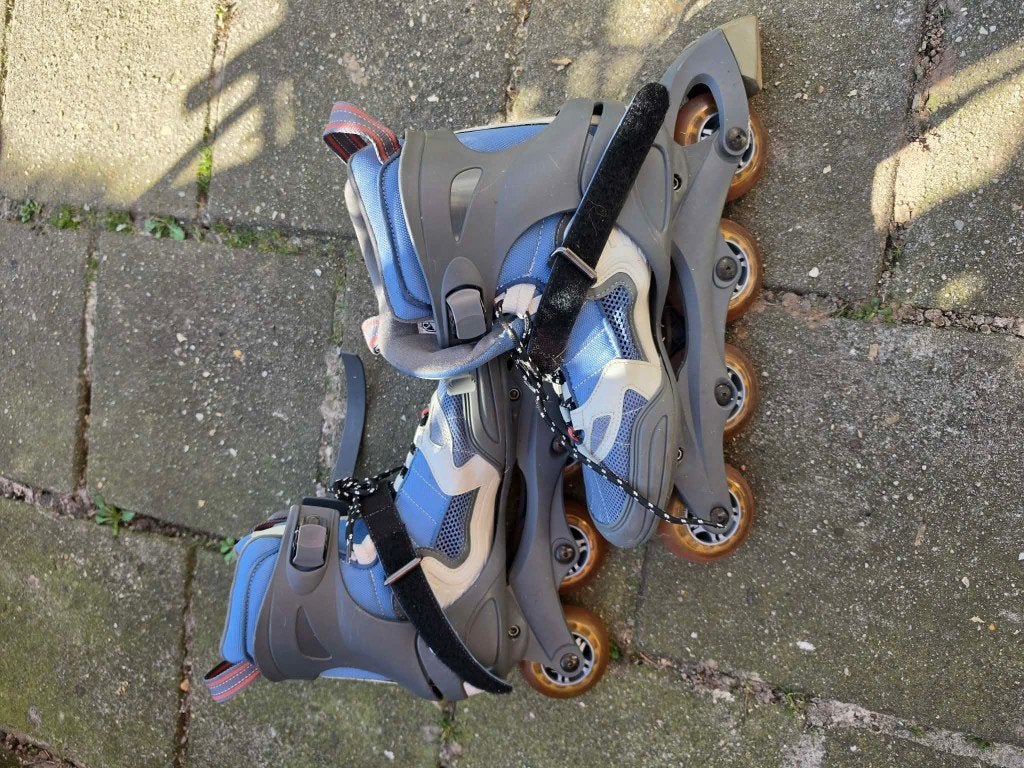 te koop een paar mooie merkt skeelers K2 voor 20,-, Ophalen, K2, Zo goed als nieuw, Inline skates 4 wielen