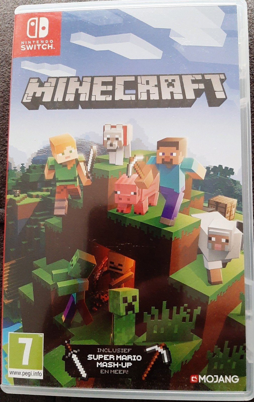 nintendo switch minecraft, Avontuur en Actie, Ophalen of Verzenden, Zo goed als nieuw, 3 spelers of meer
