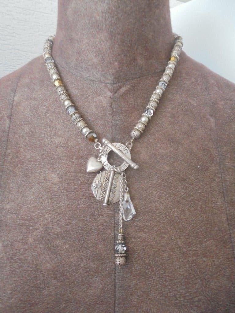 Pandora ketting Une Ligne ketting, Sieraden, Tassen en Uiterlijk, Kettingen, Ophalen of Verzenden, Zo goed als nieuw, Zilver, Overige materialen
