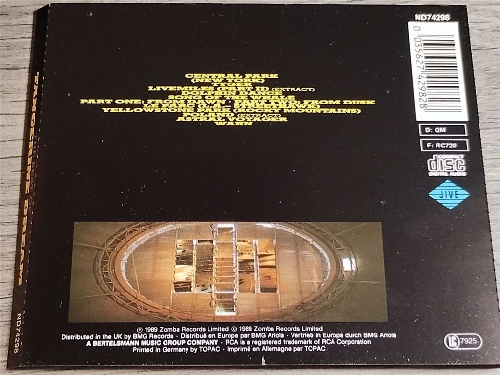 Tangerine Dream - The Best Of, Ophalen of Verzenden, Zo goed als nieuw, Poprock