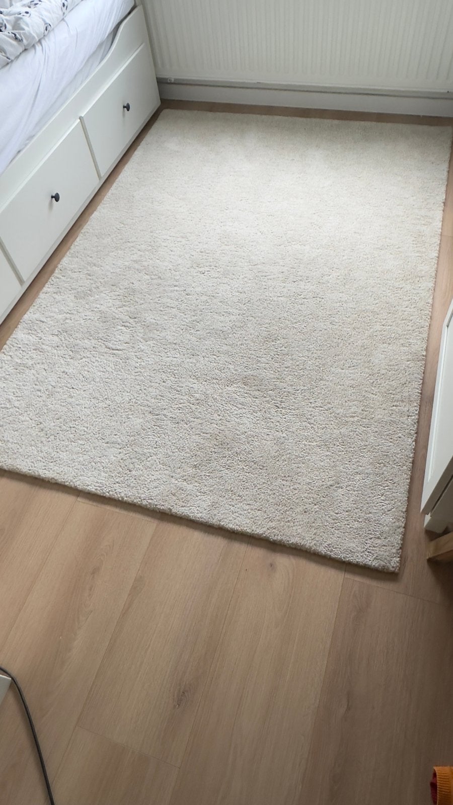 Ikea vloerkleed Stoense ecru 133 x 195, Ophalen, Zo goed als nieuw, Rechthoekig, 200 cm of meer
