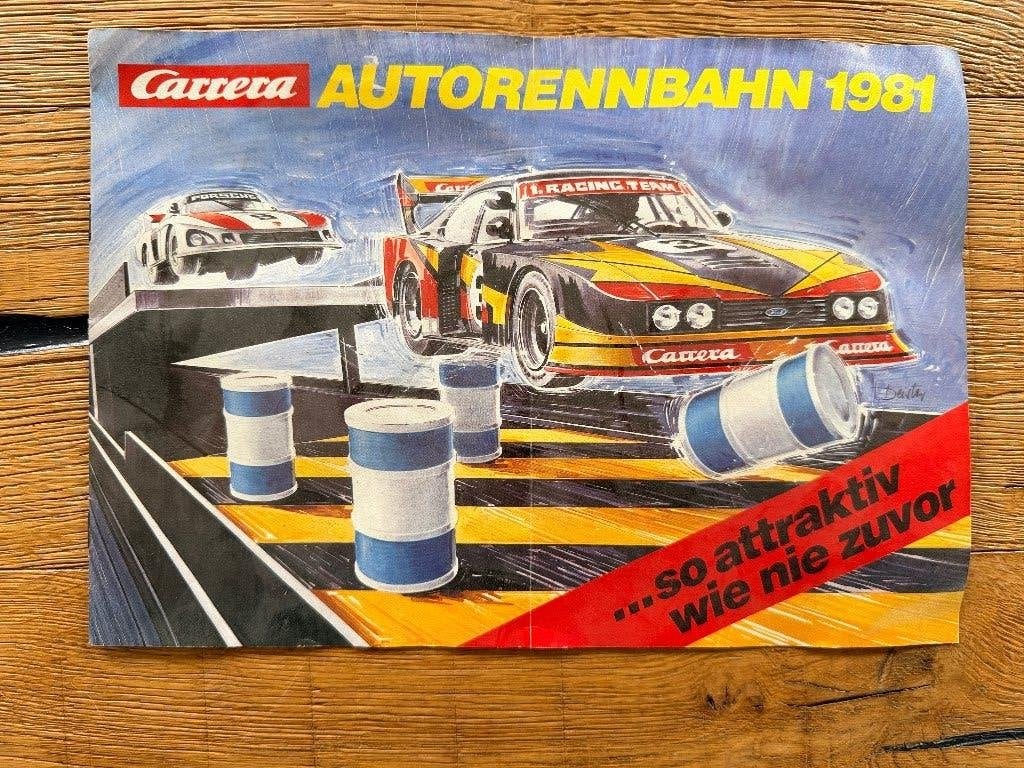 Carrera autorennbahn 1981 folder, Ophalen, Zo goed als nieuw, Overige merken