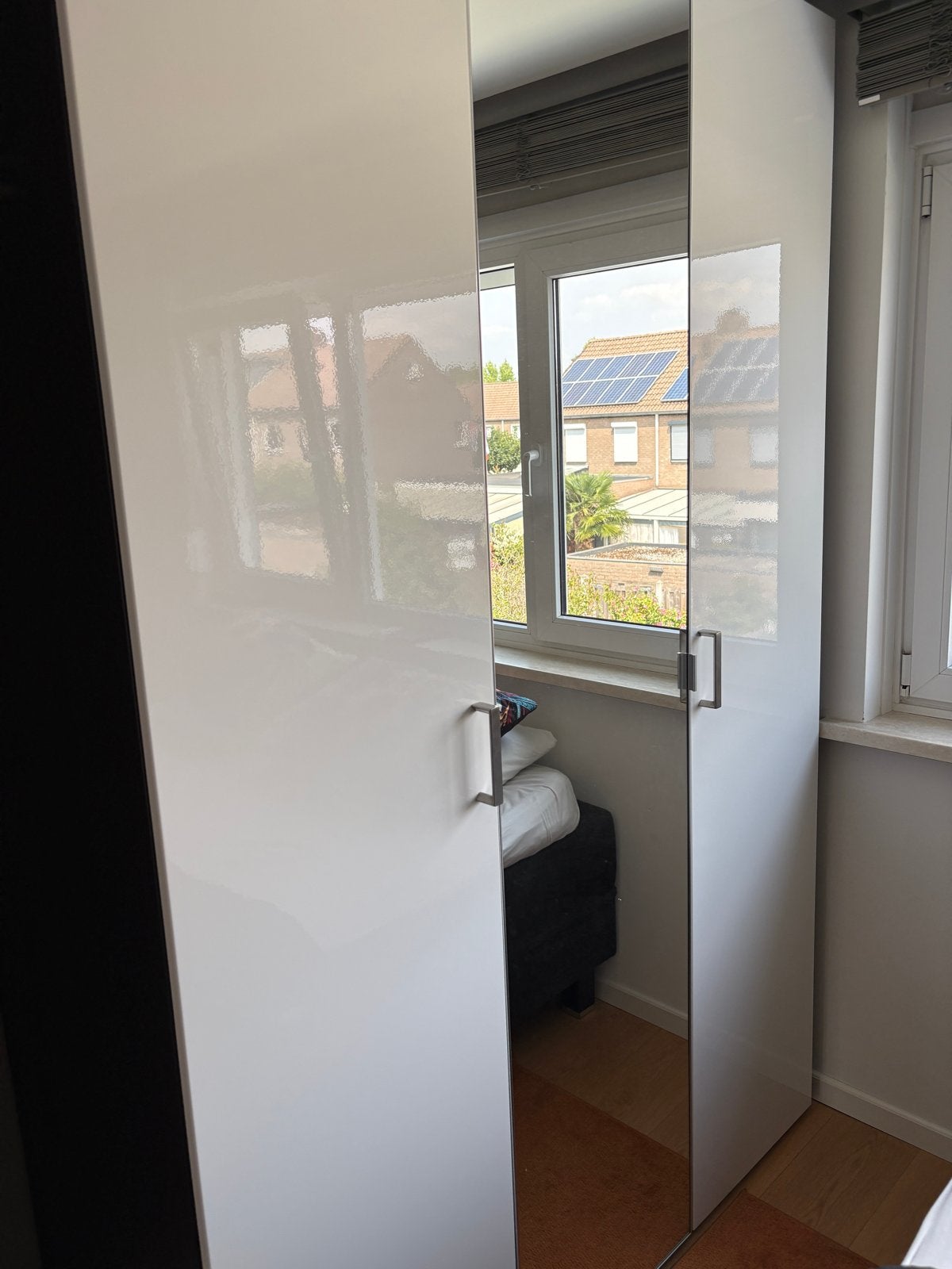 Ikea Pax deuren Fardal wit en Aheim spiegeldeur 50x229, Ophalen, Kunststof, 200 cm of meer, 50 tot 100 cm
