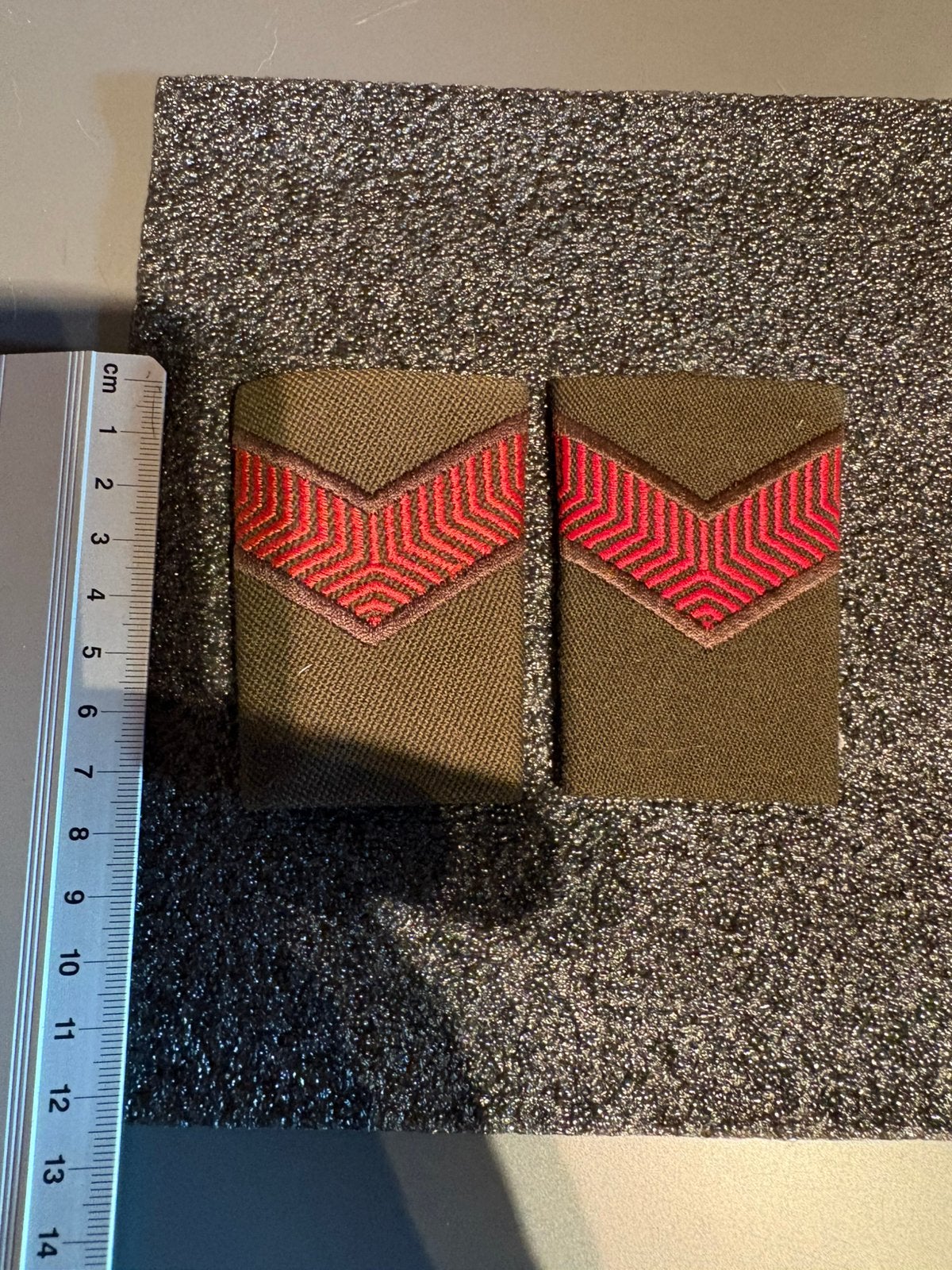 KL schuifpassanten soldaat 1e klasse oud model GVT, leger, Verzenden, Landmacht, Nederland