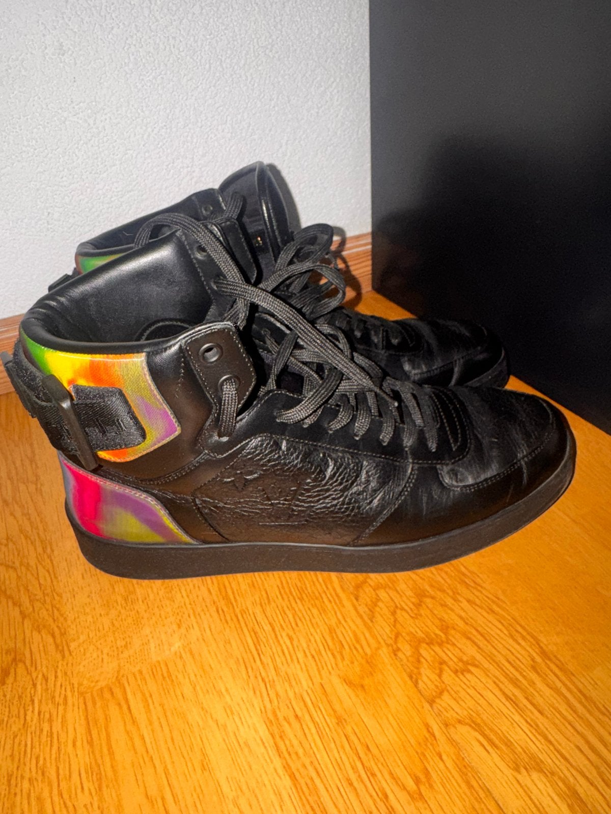 Louis Vuitton Rivoli Sneaker Boot Zwart Maat 6, Ophalen of Verzenden, Zo goed als nieuw, Zwart, Sneakers of Gympen