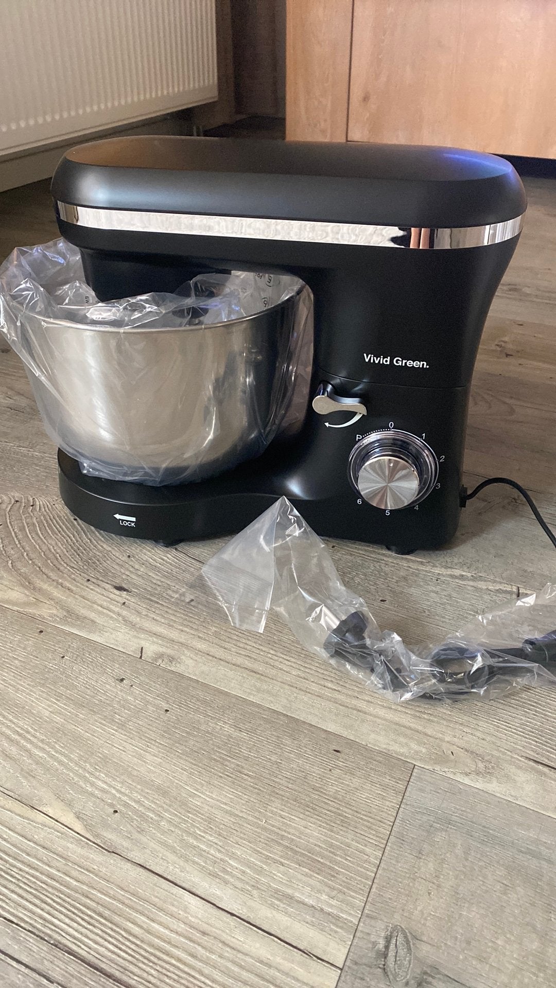 Keukenmachine, keukenmixer Vivid Green 2000 NIEUW, 4 liter of meer, Ophalen, Zo goed als nieuw, 3 snelheden of meer