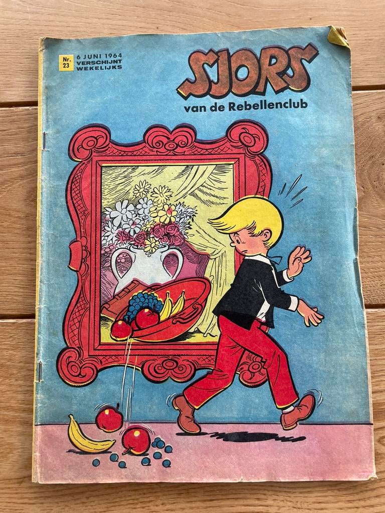 Stripboeken: 21  weekbladen ‘Sjors’ van  1964-1975, Meerdere stripboeken, Ophalen of Verzenden, Gelezen