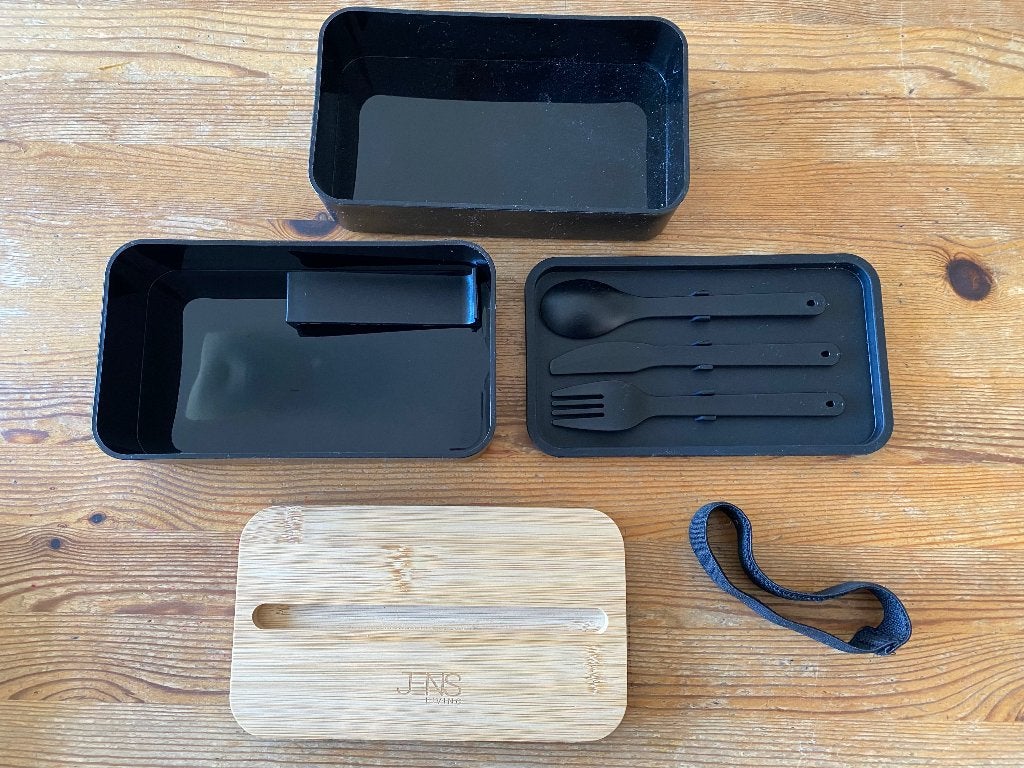Lunchbox Jens, Overige typen, Kunststof, Ophalen of Verzenden, Zo goed als nieuw