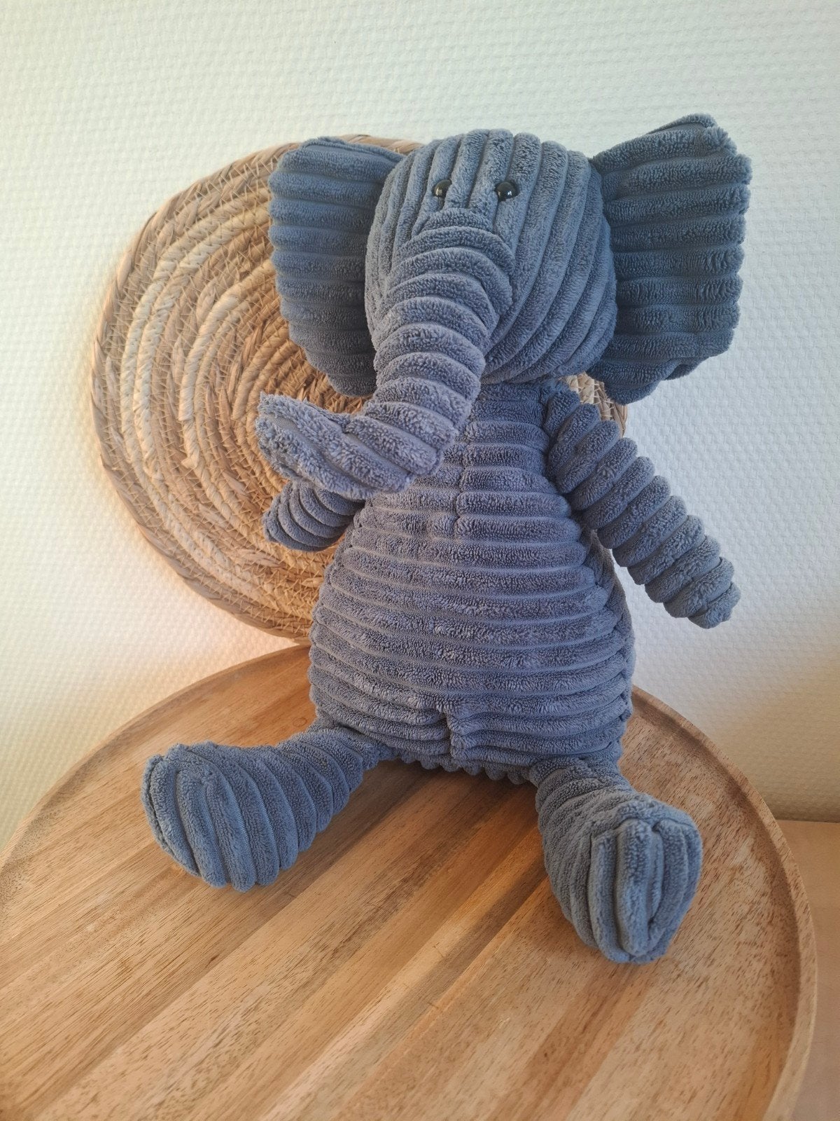 Jellycat Cordy Roy elephant.  Olifant, Jellycat, Overige karakters, Blauw, Ophalen of Verzenden