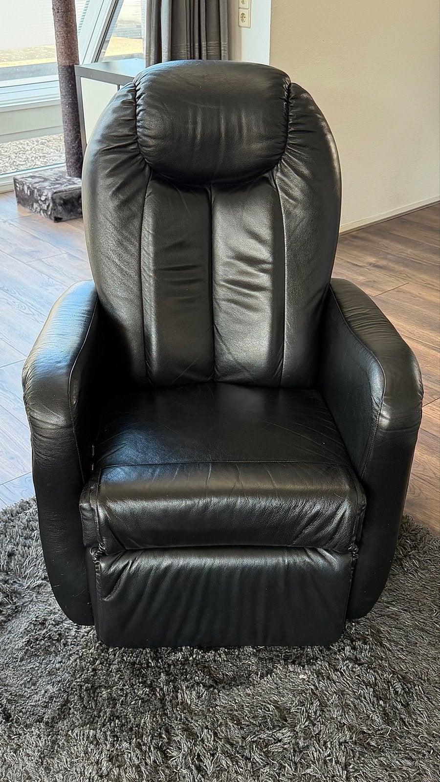 Graris Zwarte relaxfauteuil uiterlijk woensdag ophalen