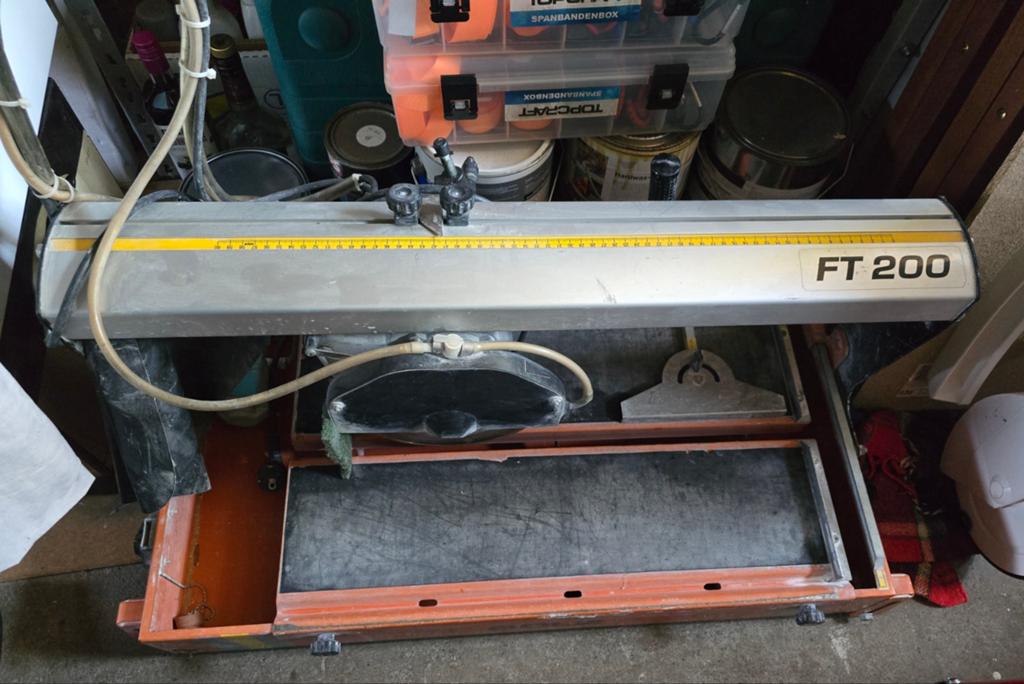 Gölz FT 200 Tegelzaag - Professionele Zaagmachine, Ophalen, Gebruikt, 70 mm of meer, Overige typen