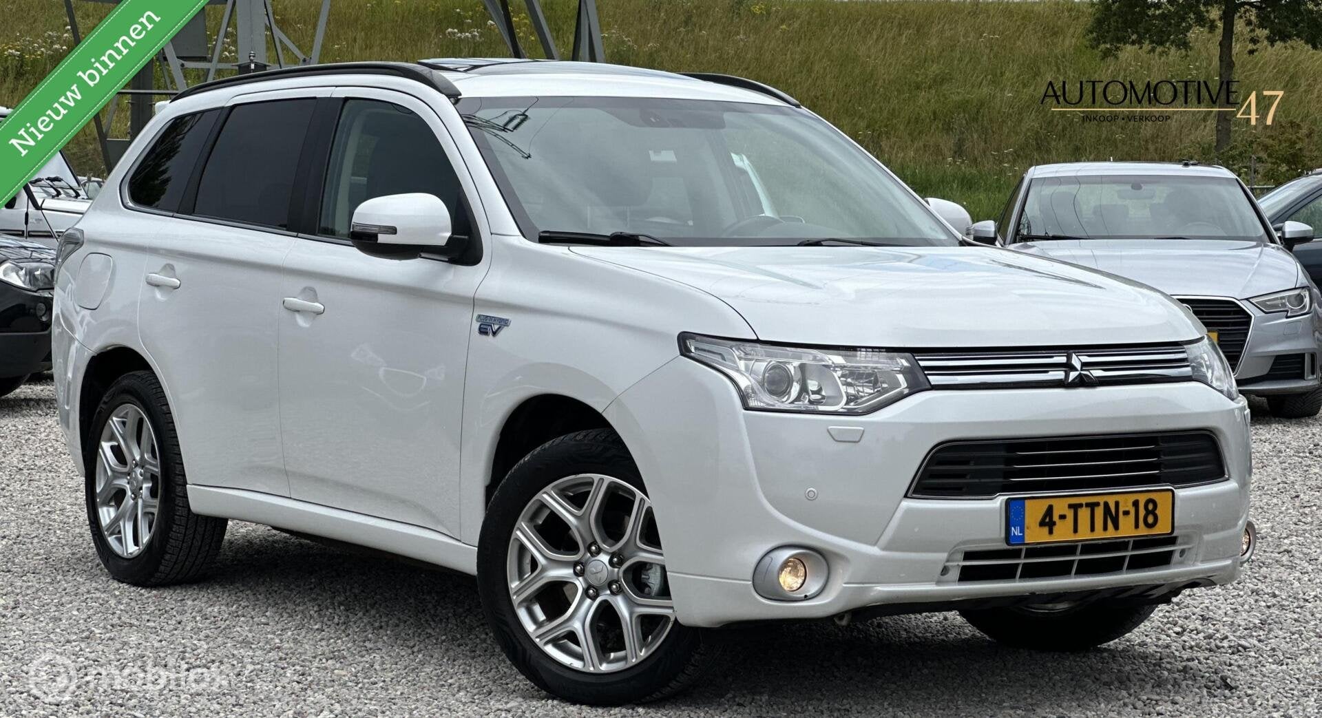 Mitsubishi Outlander 2.0 PHEV Instyle+, Auto's, 4 cilinders, Wit, Bedrijf, Hybride Elektrisch/Benzine