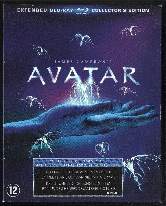 Avatar Extended 3-disc Collector's Edition SLIPCOVER Blu-ray, Boxset, Gebruikt, Nederlands, Film