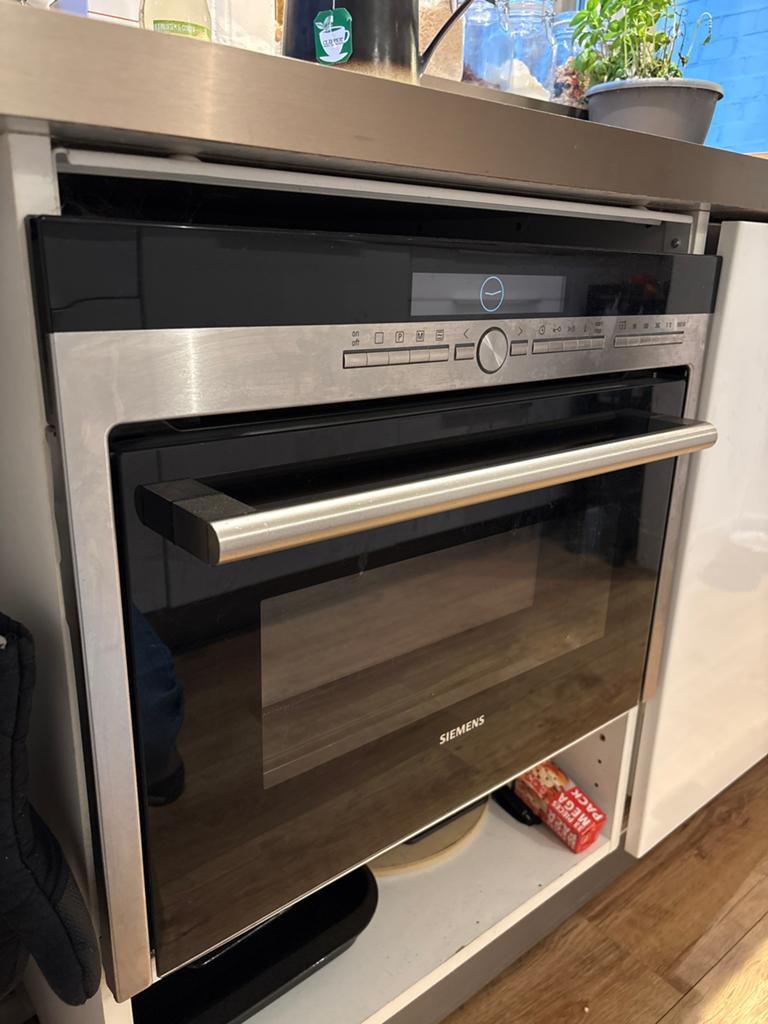 Siemens Combi-oven met magnetronfunctie - Inbouw, Ophalen, Gebruikt, Siemens, Combi-oven