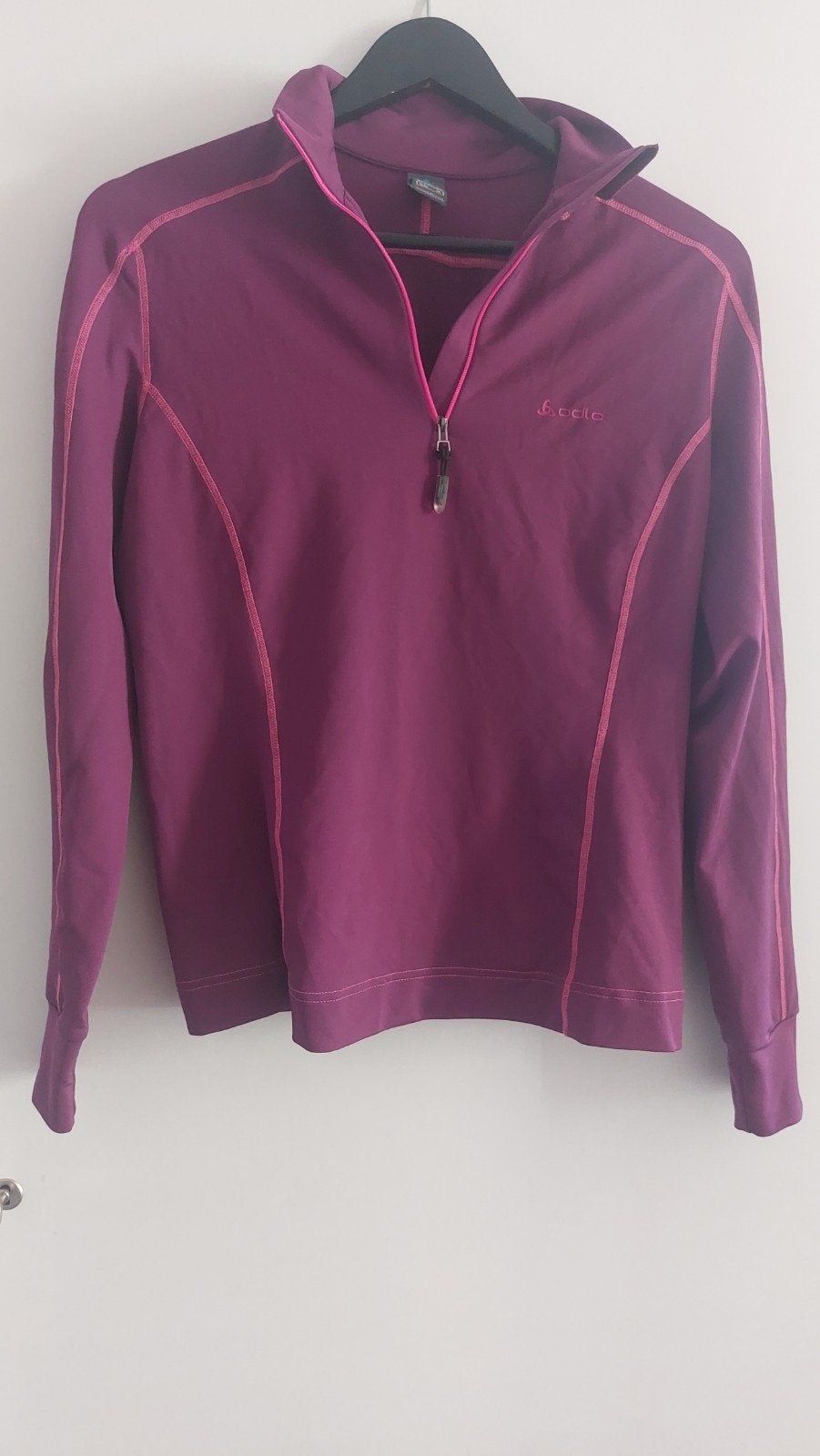 Odlo sportshirt lange mouwen - Maat M, Maat 38/40 (M), Paars, Ophalen of Verzenden, Odlo