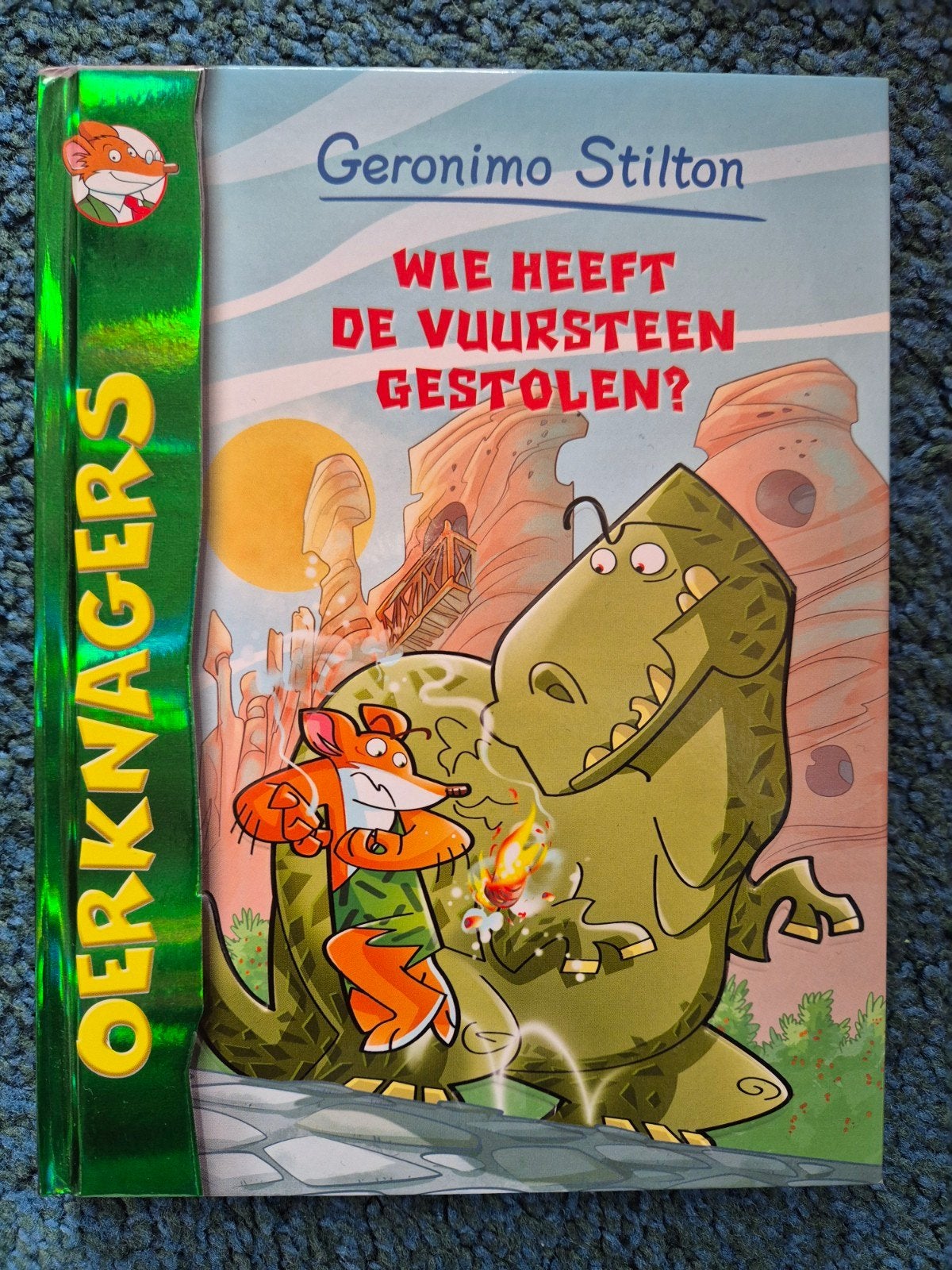 Geronimo Stilton: Wie heeft de vuursteen gestolen?, Ophalen, Zo goed als nieuw, Geronimo Stilton, Fictie algemeen