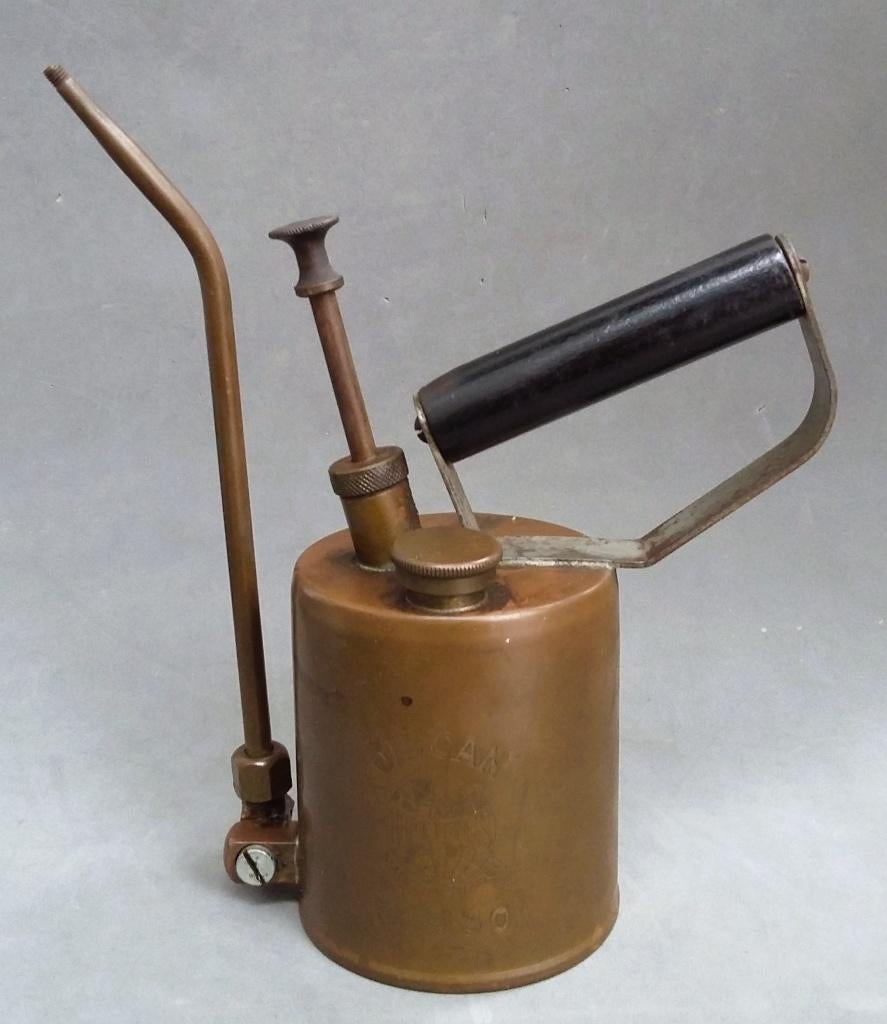 1910-1930 Industrie Auto Garage Werkplaats Oliekan Olie Kan, Antiek en Kunst, Antiek | Gereedschap en Instrumenten, Ophalen of Verzenden