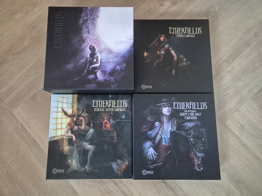 Etherfields Kickstarter, Een of twee spelers, Ophalen of Verzenden, Zo goed als nieuw, Awaken Realms